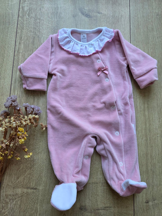 Babygrow rose nœud