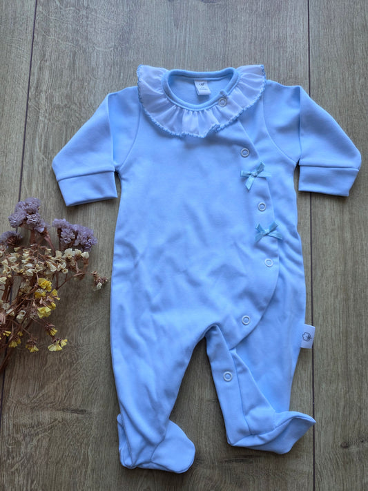 Babygrow bleu nœud