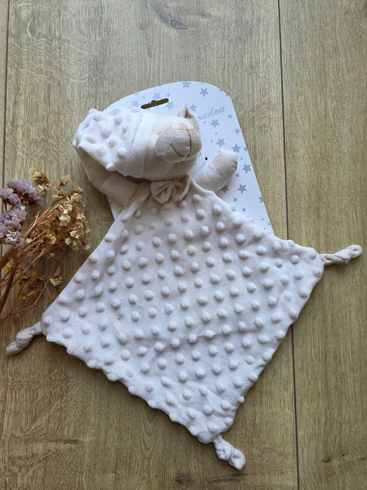 Doudou ours beige