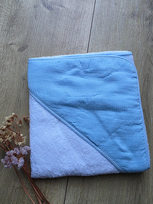 Serviette bleu